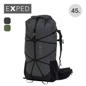 【SALE 15%OFF】エクスペド ライトニング 45L メンズ EXPED Lightning 45 Men's 396498 リュック ザック バックパック ロールトップ ピッケル トレッキングポール 撥水 登山 トラベル 旅行 おしゃれ キャンプ アウトドア