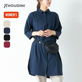 【SALE Max35%OFF】フーディニ ルートシャツドレス【ウィメンズ】 HOUDINI Ws Route Shirt Dress レディース 169794 ワンピース シャツワンピ ロングシャツ フェス おしゃれ キャンプ アウトドア