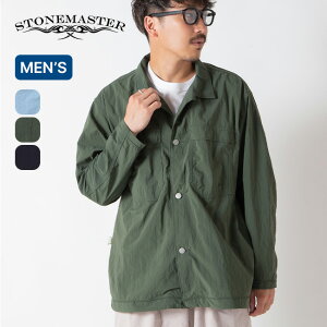 �ySALE Max50%OFF�z�X�g�[���}�X�^�[ SM�t�B�[���h�V���cLS�t�F�U�[�i�C���� STONEMASTER SM FIELD SHIRT LS feather nylon SMMS254115 �A�E�^�[ �W���P�b�g �h�� �L�����v �A�E�g�h�A