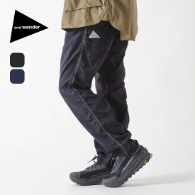 【SALE Max40%OFF】アンドワンダー Nyタフタハイカーパンツ and wander Ny taffeta hiker pants ユニセックス メンズ ウィメンズ レディース 5745252038 ボトムス パンツ ロングパンツ おしゃれ キャンプ アウトドア