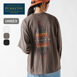 �ySALE Max50%OFF�z�y���h���g�� �o�b�N�v�����gLS Tee PENDLETON Back Print LS Tee 5475-1015 ���j�Z�b�N�X �����Y ���f�B�[�X ����T ���� T�V���c �J�b�g�\�[ �o�b�N�v�����g ��100 �w�r�[�E�F�C�g ������� 