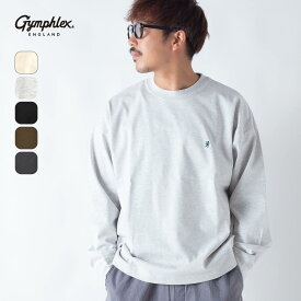 ジムフレックス クルーネックL/S Tシャツ ヘビーウェイトジャージー メンズ Gymphlex CREW NECK L/S T-SHIRT #GY-C0389 HWJ トップス Tシャツ 長袖 ロングスリーブ ロンT おしゃれ キャンプ アウトドア