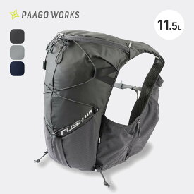 パーゴワークス ラッシュ11R PaaGo WORKS RUSH 11R RP302 バックパック ベスト型 リュック 11.5L 男女兼用 メンズ レディース ランニング トレイル ロード 通勤ラン マラソン レース ジョギング 揺れない サイズ調節 登山 バッグ キャンプ アウトドア