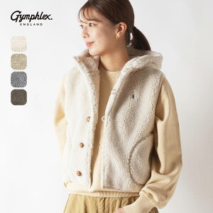 WtbNX {At[fbhV[gxXg V[v{A Gymphlex BOA HOODED SHORT VEST SHEEP BOA fB[X EBY #GY-A0726 BOA gbvX AE^[ xXg {AxXg {A  Lv A