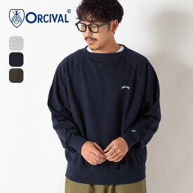 【SALE Max40%OFF】オーシバル ボートネックプルオーバー ライトフレンチテリー メンズ ORCIVAL BOAT NECK PULLOVER-LIGHT FRENCH TERRY #OR-C0430 MAZ スウェット スエット トレーナー 長袖 ロングスリーブ トップス おしゃれ キャンプ アウトドア