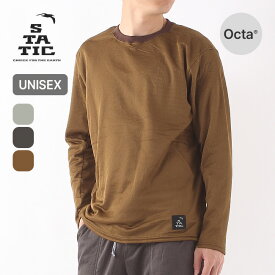 【ラスト1点】スタティック アドリフトクルー STATIC ADRIFT CREW ユニセックス メンズ レディース 25501 トップス カットソー プルオーバー Tシャツ ロンT 長袖 おしゃれ キャンプ アウトドア