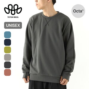�y�ꕔSALE�z�e�B�[�g���u���X �I�N�^�t���[�X�N���[ ���j�Z�b�N�X Teton Bros. OCTA Fleece Crew �����Y ���f�B�[�X TB253-59M �g�b�v�X �g���[�i�[ �N���[�l�b�N �^�E�� ���s �g���x�� ������� �L����