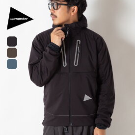 【SALE Max50%OFF】アンドワンダー アルファAIRフーディ and wander alpha AIR hoodie メンズ レディース ユニセックス 5745231014 アウター 羽織り トップス ジャケット フード フーディ おしゃれ キャンプ アウトドア