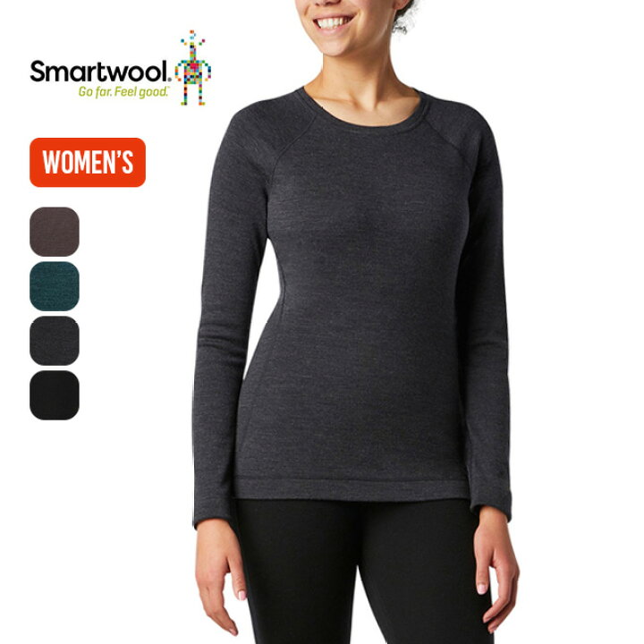 Smartwool Classic Thermal Merino Base Layer 1/4 Zip BOZEMAN Smartwool レディース メリノ 250 ベースレイヤー クルー、ミンクヘザー、XS