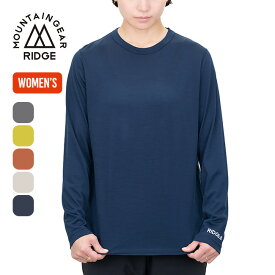 リッジマウンテンギア メリノベーシックロングスリーブTee【ウィメンズ】 RIDGE MOUNTAIN GEAR トップス Tシャツ 長袖 アンダーウェア おしゃれ キャンプ アウトドアウェア