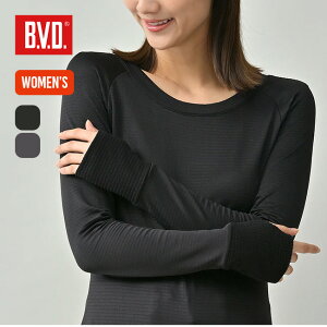 r[EuCEfB[ N[lbNTz[ B.V.D. Crew neck thumbhole EBY fB[X BAKU97 ugGRID-TEC{ ObhebN TVc  OX[u A_[EFA @\Ci[ 