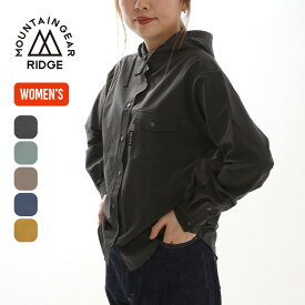 リッジマウンテンギア フーデッドロングスリーブシャツ【ウィメンズ】 RIDGE MOUNTAIN GEAR Hooded Long Sleeve Shirt レディース トップス フーディ アウター 羽織り フェス おしゃれ キャンプ アウトドア