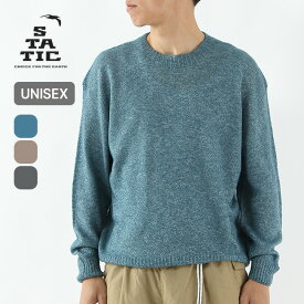 【SALE Max25%OFF】スタティック ロアークルー STATIC ROAR CREW ユニセックス メンズ レディース 44501 セーター トップス ウール 保温 キャンプ アウトドア