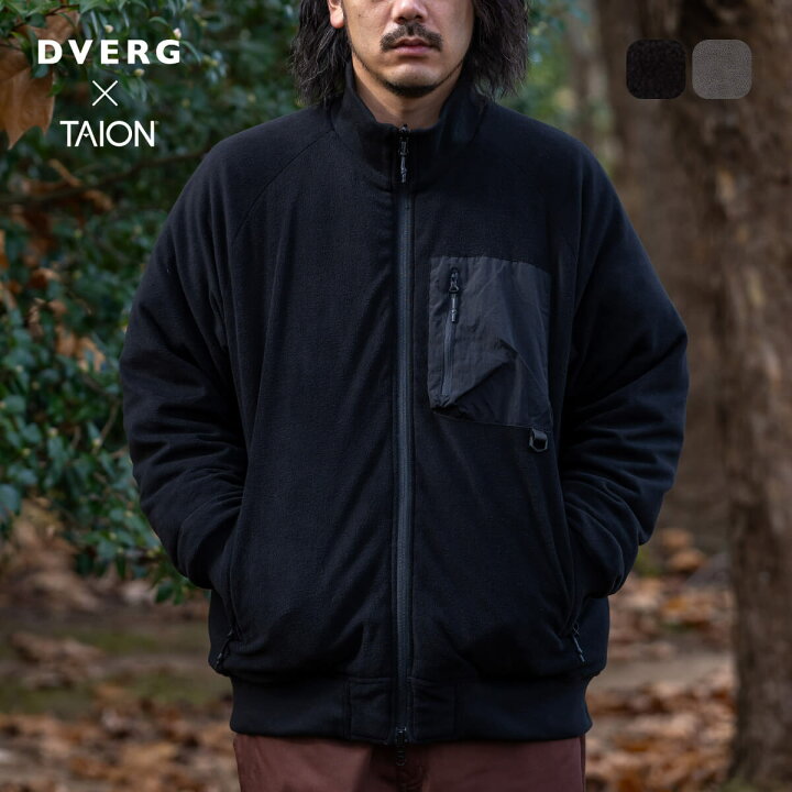 楽天市場】ドベルグ×タイオン REVERSIBLE FLEECE DOWN JACKET DVERG 