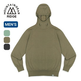 【SALE 20%OFF】リッジマウンテンギア メリノPlaXフーデッドセーター メンズ RIDGE MOUNTAIN GEAR Merino PlaX Hooded Sweater トップス フード メリノウール ハイゲージ おしゃれ キャンプ アウトドア