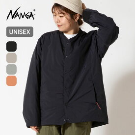 ナンガ ノーカラーソフトダウン カーディガン NANGA N2500-0E004A メンズ レディース ユニセックス ジャケット アウター トップス 防寒 おしゃれ キャンプ アウトドア