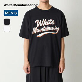 ホワイトマウンテニアリング ペイントロゴTシャツ White Mountaineering メンズ WM2671519 トップス カットソー プルオーバー 半袖 フェス おしゃれ キャンプ アウトドア