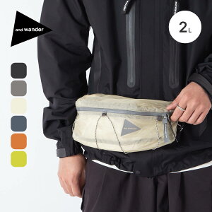 �A���h�����_�[ �V���E�F�X�g�o�b�O and wander sil waist bag 5745975214 �o�b�O �{�f�B�o�b�O �E�G�X�g�|�[�` ���� �p�b�J�u�� ������� �L�����v �A�E�g�h�A