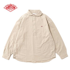 �y���K�戵�X�z �_���g�� ���E���h�J���[P.O�V���cL/S DANTON MEN'S OXFORD ROUND COLLAR PULLOVER SHIRT PLAIN �����Y #DT-B0282 SOX �����V���c �ۋ� �����O�X���[�u �J�b�g�\�[ �g�b�v�X �V���v�� ������� �L��