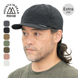 リッジマウンテンギア ベーシックキャップエクストラ RIDGE MOUNTAIN GEAR Basic Cap Extra 帽子 キャップ 日よけ 日除け 撥水 通気 防風 大きい ビッグ おしゃれ 登山 キャンプ アウトドア