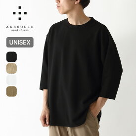 【SALE Max10%OFF】アクシーズクインモディファイド QDエコワッフルフットボールTEE AXESQUIN modified QD ECO WAFFLE FOOTBALL TEE メンズ レディース ユニセックス 321097 Tシャツ 半袖 5分袖 ゆったり オーバーサイズ カットソー 吸汗速乾 キャンプ アウトドア
