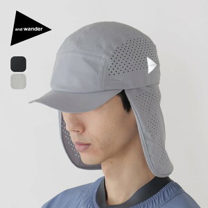 �A���h�����_�[ �e�b�N�L���b�v and wander tech cap 5745976239 �X�q �L���b�v �y�� 2way ������ �l�b�N�J�o�[ �o�R �J�W���A�� ������� �L�����v �A�E�g�h�A