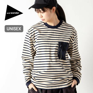 �A���h�����_�[ �X�g���C�v�|�P�b�gLS T and wander stripe pocket LS ���j�Z�b�N�X �����Y �E�B�����Y ���f�B�[�X 5746184077 �g�b�v�X T�V���c �{�[�_�[ ���� ������� �L�����v �A�E�g�h�A