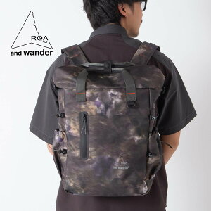 ���A×�A���h�����_�[ 2�E�F�C�g�[�g�o�b�O ROA × and wander 2way tote bag camouflage 5746985522 �o�b�O �o�b�N�p�b�N �����b�N ������� �L�����v �A�E�g�h�A