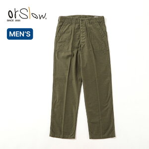 �y���X�g1�_�z�I�A�X���E ���B���e�[�W�t�B�b�g�t�@�e�B�[�O�p���c orslow VINTAGE FIT FATIGUE PANTS DARK OLIVE �����Y 03-V5002-77 �{�g���X �Y�{�� ���Y�{�� �����O�p���c ������� �L�����v �A�E�g�h�A