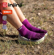 インジンジ トレイルMWミニクルー 【ウィメンズ】 injinji Trail Midweight Mini-Crew Women's レディー…
