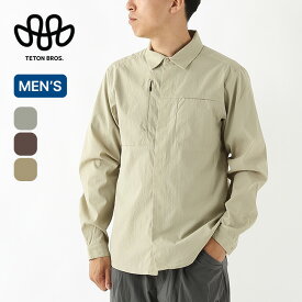 【SALE Max30%OFF】ティートンブロス チルL/Sシャツ メンズ Teton Bros. Chill L/S Shirt TB261-36 トップス カジュアルシャツ 長袖 旅行 トラベル 軽量 速乾 吸水 ストレッチ タウンユース 普段使い キャンプ アウトドア
