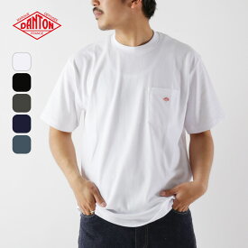 【正規取扱店】ダントン ポケットT-シャツ DANTON POCKET T-SHIRTS メンズ #DT-C0198 TCB Tシャツ トップス ポケット付き 半袖 フェス おしゃれ キャンプ アウトドア