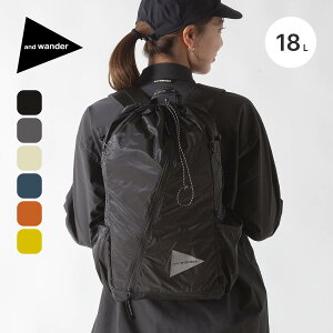 �A���h�����_�[ �V���f�C�p�b�N and wander sil daypack 5745975211 �o�b�O �o�b�N�p�b�N �����b�N ���� �p�b�J�u�� �g���x�� ���s ������� �L�����v �A�E�g�h�A