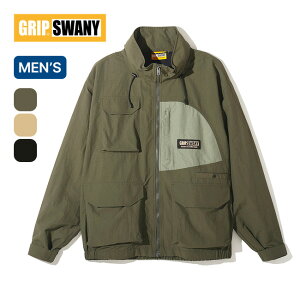 �O���b�v�X���j�[ GS���[�e�B���e�B�W���P�b�g GRIP SWANY GS UTILITY JACKET �����Y GSMJ-139 �A�E�^�[ ���� �t�[�h ���� ������� �L�����v �A�E�g�h�A