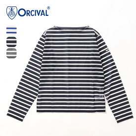 オーシバル ボートネックL/S P.O. シースルージャージー【ウィメンズ】 ORCIVAL BOAT NECK L/S P.O. レディース #OR-C0461 STJ オーチバル ボーダー トップス Tシャツ ティシャツ 長袖 ロンT ロングスリーブ キャンプ アウトドア