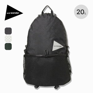 �A���h�����_�[ �G�R�p�b�N20L�f�C�p�b�N and wander ECOPAK 20L daypack 5745975204 �����b�N �� �����b�N�T�b�N �ʊw �ʋ� �o�R �g���x�� ���s ������� �L�����v �A�E�g�h�A