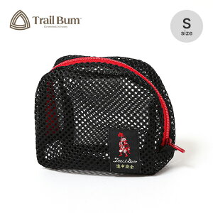�g���C���o�� ���b�V���W�b�v�|�[�`S TRAIL BUM MESH ZIP POUCH S 26SSTB080070 ���[ ���� �o�b�O �ʋC ������� �L�����v �A�E�g�h�A