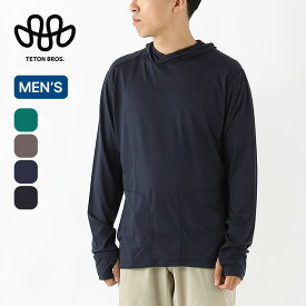 【SALE Max30%OFF】ティートンブロス アクシオライトフーディ メンズ Teton Bros. Axio Lite Hoody TB261-24M トップス パーカー ランニング ジョギング トレーニング ストレッチ ジム 抗菌 消臭 デイリー 普段使い キャンプ アウトドア