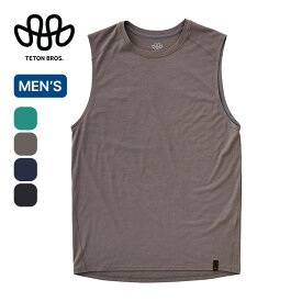 ティートンブロス アクシオライトノンスリーブ メンズ Teton Bros. Axio Lite Non Sleeve TB261-72M トップス 袖なし ノースリーブ ランニング ジョギング トレーニング ストレッチ ジム 抗菌 消臭 キャンプ アウトドア