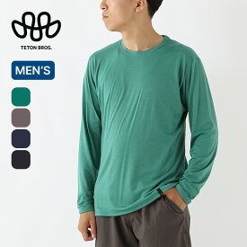 【SALE Max30%OFF】ティートンブロス アクシオライトL/S メンズ Teton Bros. Axio Lite L/S TB261-25M トップス Tシャツ ティシャツ ロングスリーブ 長袖 ロンT ストレッチ 抗菌 消臭 デイリー 普段使い キャンプ アウトドア