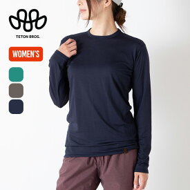 【SALE Max30%OFF】ティートンブロス アクシオライトL/S【ウィメンズ】 Teton Bros. Axio Lite L/S レディース TB261-25W トップス Tシャツ ティシャツ ロングスリーブ 長袖 ロンT ストレッチ 抗菌 消臭 デイリー 普段使い キャンプ アウトドア