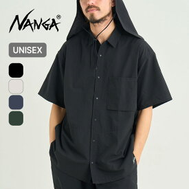 ナンガ ドットエア コンフィーS/Sシャツ NANGA DotAir COMFY S/S SHIRT メンズ レディース ユニセックス NW2411-1E900 トップス 半袖 カラーシャツ カジュアルシャツ スマート フェス 通気 速乾 軽量 おしゃれ キャンプ アウトドア