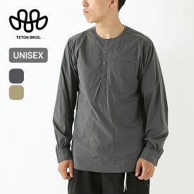 【SALE Max30%OFF】ティートンブロス ジャーニークルー ユニセックス Teton Bros. Journey Crew メンズ レディース ウィメンズ TB261-58M トップス クルーネック 長袖 旅行 トラベル パッカブル 軽量 速乾 撥水 タウンユース 普段使い キャンプ アウトドア