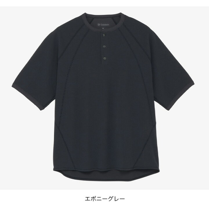 楽天市場】ゴールドウィン メッシュWFアクチノイドヘンリーネックT 