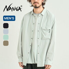 ナンガ PLCエクスカーションシャツ NANGA PLC EXCURSION SHIRT メンズ N2500-1I402A トップス 長袖 ロングスリーブ パッカブル UVカット 吸水 速乾 軽量 おしゃれ キャンプ アウトドア