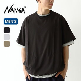 ナンガ PLCエクスカーションTEE NANGA PLC EXCURSION TEE メンズ N2500-1P403A トップス カットソー プルオーバー Tシャツ 半袖 パッカブル UVカット 吸水 速乾 軽量 おしゃれ キャンプ アウトドア