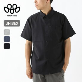 【SALE Max30%OFF】ティートンブロス サバーブシャツ ユニセックス Teton Bros. SUBURB SHIRT メンズ レディース ウィメンズ TB261-62M トップス 半袖 ショートスリーブ メリノウール 軽量 オフィス クールビズ 旅行 トラベル おしゃれ キャンプ アウトドア