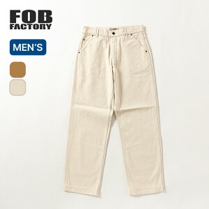 �G�t�I�[�r�[�t�@�N�g���[ �R�b�g���_�b�N���[�N�p���c FOB FACTORY COTTON DUCK WORK PANTS �����Y F0530 �����O�p���c �Y�{�� �{�g���X �e�[�p�[�h �J�W���A�� �t�F�X ������� �L�����v �A�E�g�h�A