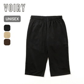 ヴォイリー D.Pセブン A VOIRY D.P SEVEN-A ユニセックス メンズ レディース DP10268408 ズボン ワイドパンツ ハーフパンツ クロップド 七分丈 ウエストゴム カジュアル リラックス 部屋着 タウンユース キャンプ アウトドア