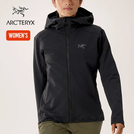 アークテリクス ガンマフーディ【ウィメンズ】 ARC'TERYX Gamma Hoody W レディース X00001056102 アウター 羽織り トップス ジャケット フード ソフトシェル 耐風 撥水 通気 耐候 伸縮 ストレッチ 起毛 ヘルメット対応 登山 arcteryx おしゃれ キャンプ アウトドア